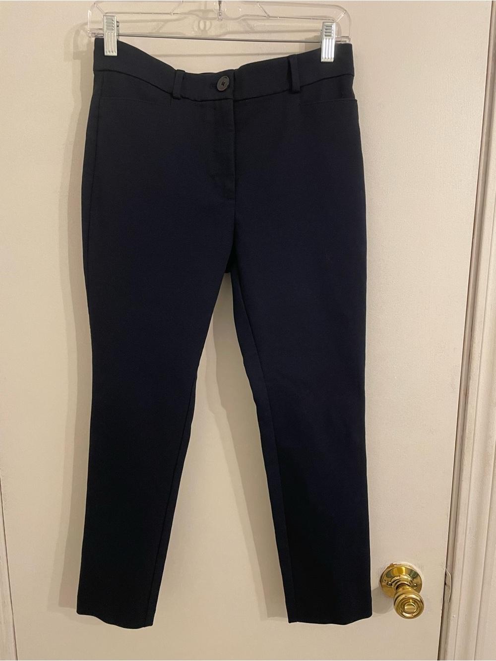 LOFT Navy Skinny Ankle Pants